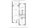 Detailed floor plan showcasing a living room, kitchen, bedroom and screened in porch at 25275 Rampart Blvd # 1504, Punta Gorda, FL 33983