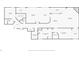 Detailed floor plan showcasing the home's layout, including the kitchen, living room, bedrooms, and bathrooms at 2590 N Beach Rd # 5, Englewood, FL 34223