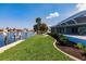 Home with lush green backyard, canal access and private dock at 261 Venezia Ct, Punta Gorda, FL 33950