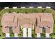 Birds eye view of a residential building showcasing roof and green landscaping at 3800 Bal Harbor Blvd # 414, Punta Gorda, FL 33950