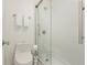 Modern bathroom featuring a glass door shower and white subway tile at 4346 Rayfield Dr # 4346, Sarasota, FL 34243