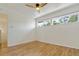 Bedroom featuring hardwood floors and natural light at 4346 Rayfield Dr # 4346, Sarasota, FL 34243