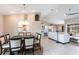 Spacious dining room that is open to the living room and kitchen at 523 Saint Girons Ct, Punta Gorda, FL 33950