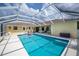 Lovely pool in screened enclosure with room for entertaining and lounging with the Gathering at 1 Sportsman Cir, Rotonda West, FL 33947