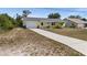 Charming single-story home with a well-maintained lawn and attached garage, perfect for suburban living at 10133 Gulfstream Blvd, Englewood, FL 34224