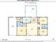 Detailed floor plan showcasing layout with kitchen, bedrooms, living spaces, and dimensions at 10133 Gulfstream Blvd, Englewood, FL 34224