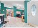 Inviting foyer showcasing tile flooring and views of the living spaces at 1041 S Salford Blvd, North Port, FL 34287