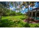 Lush green backyard offering ample space and privacy at 1062 Eagles Flight Way, North Port, FL 34287