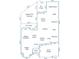 Detailed floor plan showcasing the layout of the house and the dimensions of each room at 1062 Eagles Flight Way, North Port, FL 34287