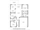 Detailed floor plan showing layout of living spaces, bedrooms, kitchen, lanai, and garage at 1812 Birmingham Blvd, Punta Gorda, FL 33980