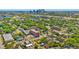 Wide angle shot of the neighborhood showing the density of the surrounding community at 2101 W Cherry St, Tampa, FL 33607