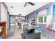 Open dining and kitchen area featuring modern appliances and ample counter space at 4583 S Salford Blvd, North Port, FL 34287