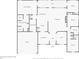 Detailed first-floor floor plan of home layout at 5436 Jessamine Ave, North Port, FL 34291