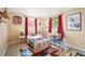 Inviting bedroom with warm color palette, unique decor, and natural light at 611 Bonita Ct, Punta Gorda, FL 33950