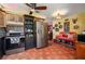 The kitchen has granite countertops and stainless steel appliances at 611 Bonita Ct, Punta Gorda, FL 33950
