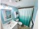 Well-lit bathroom offers a vanity with a mirror, providing a simple and clean aesthetic at 1515 Forrest Nelson Blvd # D102, Port Charlotte, FL 33952