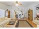 Open floor plan featuring a living room and kitchen, perfect for modern living at 3322 Hampton St, Port Charlotte, FL 33948