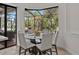 Charming breakfast nook overlooking the pool and backyard at 3393 S Haberland Blvd, North Port, FL 34288