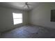 Cozy bedroom featuring a window, ceiling fan and blank canvas awaiting personalization and comfort at 3803 Albacete Cir # 64, Punta Gorda, FL 33950
