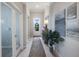Bright foyer with neutral walls, recessed lighting, and a decorative rug at 43249 Treadway Dr, Punta Gorda, FL 33982