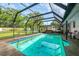 Enclosed backyard pool offers privacy and space for outdoor enjoyment at 4511 Wilkinson Rd, Sarasota, FL 34233