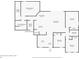 Detailed floor plan showcasing the layout, dimensions, and flow of a single-story home at 1057 Presque Isle Dr, Port Charlotte, FL 33952