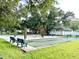 This community features a bocce ball court with benches for spectators to enjoy the games at 1431 Red Oak Ln, Port Charlotte, FL 33948