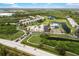 Enjoy the community pool, tennis courts, and lake views in this gorgeous aerial view of the property at 175 Kings Hwy # 625, Punta Gorda, FL 33983