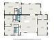Detailed floor plan showcasing the layout of the house, including bedrooms, bathrooms, and living spaces at 18178 Wolbrette Cir, Port Charlotte, FL 33948