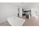 Open concept kitchen with dark cabinets and granite countertops at 2138 Blaser St, Punta Gorda, FL 33980