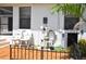 Exterior view of the house showing the pool equipment and landscaping at 3724 Bordeaux Dr, Punta Gorda, FL 33950