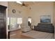 Open living room features high ceilings, wood floors, and lots of natural light at 3724 Bordeaux Dr, Punta Gorda, FL 33950
