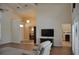 Open-concept living room with high ceilings, and access to other rooms in the house at 3724 Bordeaux Dr, Punta Gorda, FL 33950