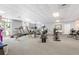 Bright community gym featuring modern equipment including treadmills and exercise bikes at 3730 Cadbury Cir # 616, Venice, FL 34293