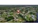 An aerial view of the property, showcasing its location and surrounding landscape at 405 Ridgecrest Dr, Punta Gorda, FL 33982
