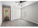 Spacious bedroom with ceiling fan, and tile flooring throughout at 4268 Leesburg Ave, North Port, FL 34288