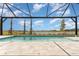 Screened pool with water view, offering a relaxing outdoor space at 42771 Valley Brooks St, Punta Gorda, FL 33982