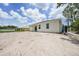 Backyard area with partial clearing done at 5018 Cillette Ave, North Port, FL 34288