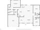 Detailed floor plan showcasing the layout of the home, including the kitchen, bedrooms, and living spaces at 5018 Cillette Ave, North Port, FL 34288