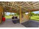 Barn interior with ample space, ideal for storage or workshop, and well-ventilated for comfort at 5221 Blackjack Cir, Punta Gorda, FL 33982