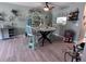 Cozy dining room featuring a pass-through to the kitchen and light, neutral walls at 93 Boundary Blvd # 303, Rotonda West, FL 33947
