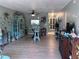 Wide open floor plan, showcasing the seating and decor in the living room at 93 Boundary Blvd # 303, Rotonda West, FL 33947
