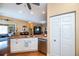 Bright kitchen features stainless appliances, granite countertops, and ample storage at 1318 Red Oak Ln, Port Charlotte, FL 33948