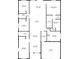 Detailed floor plan of home showcasing the layout of living spaces, bedrooms, bathrooms, and kitchen at 14372 Tugwell Ave, Port Charlotte, FL 33953