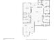 Detailed floor plan of a home layout, showing room dimensions and overall property structure at 1523 Napoleon Rd, North Port, FL 34288