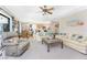 Open floor plan with views of the lanai, kitchen, and living space at 167 & 169 Marker Rd, Rotonda West, FL 33947