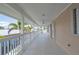 Spacious porch perfect for relaxing and enjoying the water views at 24261 Captain Kidd Blvd, Punta Gorda, FL 33955