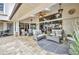 An expansive patio with multiple seating areas for enjoying the outdoors at 250 Freeport Ct, Punta Gorda, FL 33950