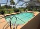 Enclosed pool with screened lanai at 26312 Deep Creek Blvd, Punta Gorda, FL 33983