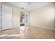 Bedroom with tile floors and sliders to a screened porch, filled with natural light at 3322 Sandpiper Dr, Punta Gorda, FL 33950
